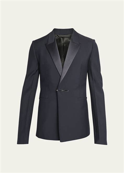 givenchy men long coat|givenchy metal clip blazer men.